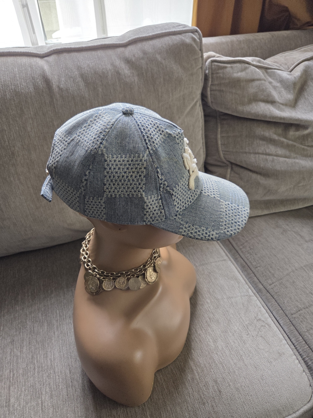 Louis Vuitton  Damier Denim 3D Cap - Picture 2 of 8